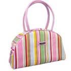 Handbag with Stripe Pattern